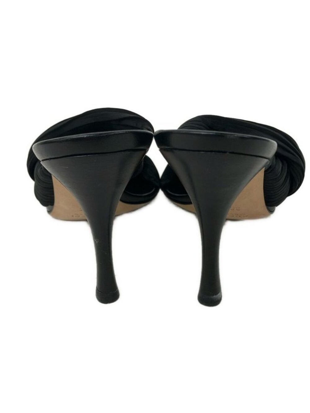 Gucci Mule 36 C Black Pleats - Picture 3 of 7